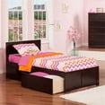 thumbnail image 2 of Leo & Lacey Lit Plateforme Urbain Simple avec Rangement, Couleur Espresso, 2 of 4