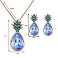 thumbnail image 5 of Xinyolin Pineapple Shape Rhinestone Pendant Earrings, Necklace Women Jewelry Set, 5 of 5