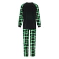 thumbnail image 5 of Conjuntos de pijamas navideños familiares a juego Grinch 2024, pijama de Grinch con parte superior y pantalones de pijama a cuadros, pijama de Grinch para niños y adultos para la familia, 4 Años, 5 of 5