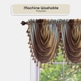 thumbnail image 3 of Achim Omwfvlch06 - Ombre Waterfall Valance - Chocolate Blue, 3 of 6