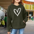 thumbnail image 2 of Mercatoo Girls Cute Heart Printed Hoodies School Casual Oversized Long Sleeve Kids Comfy Soft Pullover Tops Fall Winter Warm Clothes, 2 of 8