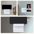 thumbnail image 2 of Miangastore Remote Wall Holder ABS White General Users 2Pcs 3.8X3.4X1.4in, 2 of 8
