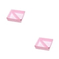 thumbnail image 2 of Caja de almacenamiento de cintas Bewildely fieltro Rosa 2Conjunto, 2 of 6