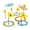 C, variant on Outdoor Ring Toss Game Set Beach Ring Toss Game Colorful Beach & Lawn Tossing Activity for Backyard Fun, Carnival Games & Family Gatherings