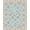 Blue, Pattern 3, variant on ODIKA 4'x6' Blue Teal Abstract Medallion Geometric Washable Area Rug Contemporary Scattered Motif Pattern with Diamond Stain Resistant, Low Pile, Easy Care for Dorm Room, Small Living
