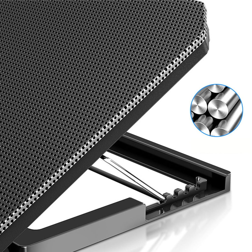 WINDLAND Foldable Adjustable Laptop Cooling Pad with 2 Quiet Fan For Notebook Adjustable