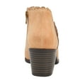thumbnail image 4 of Journee Womens Tessa Inside Zip Stacked Heel Booties, 4 of 10