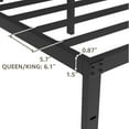 thumbnail image 7 of VOLIX 14" Black High Profile Bed Frame With Bed Storage, No Box Spring Required, Queen, 7 of 7