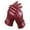 Red_001, variant on YOUSNH Fashion Lace Butterfly Embroidery Lined Gloves Womens Lambskin Leather Driving Gloves Winter Gloves Black One Size