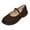 Brown, variant on Vintage Mary Jane Shoes for Women 2026 Spring Fall Suede Casual Platform Chunky Low Heel Ballet Flat Walking Uniforms Dress Loafers Black Size 6