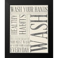 thumbnail image 2 of SD Graphics Studio 12x14 Black Modern Framed Museum Art Print Titled - Bath Reminders in Gray III, 2 of 5
