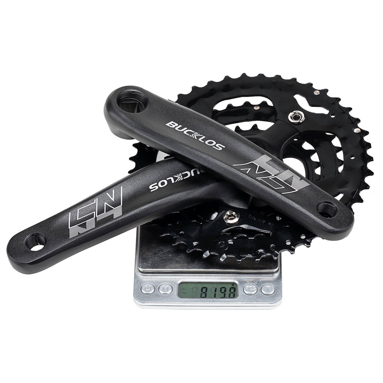 Pédalier Vélo SunTour Triple Plateau - 170 Mm, BCD 110 - Noir - Occasion Bon état