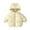 Beige, variant on Posijego Kids Hooded Puffer Coats Boys Girls Zip up down Jacket Windproof Warm Outerwear with Pockets