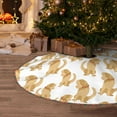 thumbnail image 5 of Defioc Labrador Retriever Dog for Christmas Tree Skirt Snowman Xmas Tree Skirt Farmhouse Christmas Decorations Tree Mat for Holiday Party Decor-30", 5 of 6