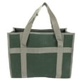 thumbnail image 3 of Wide Mouth Tool Bag, Waterproof OD Green  Tool Storage Bag, Durable Multi Functional Large Capacity Handbag, Electrician Hardware Tool Organizer Case For Wrench, Plier, Nails, 3 of 8