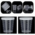 thumbnail image 4 of 100 Pcs 30 Ml Small Measuring Cup With Scale To Measure Pp Cup Plastic With Cap Experimental Measuring Cup Scale Clean Empty Cup, 4 of 5