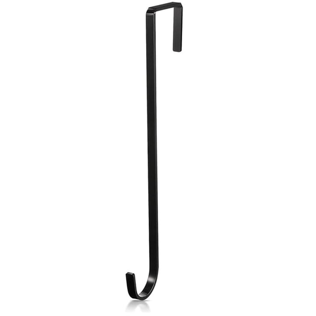 1 pieza/longitud 38 cm negro Especificaciones: longitud 38 cm ancho 1 cm distancia entre el gancho y el clip de la puerta 5 cm Gancho para colgar puerta detrás de la puerta ANGGREK Otros