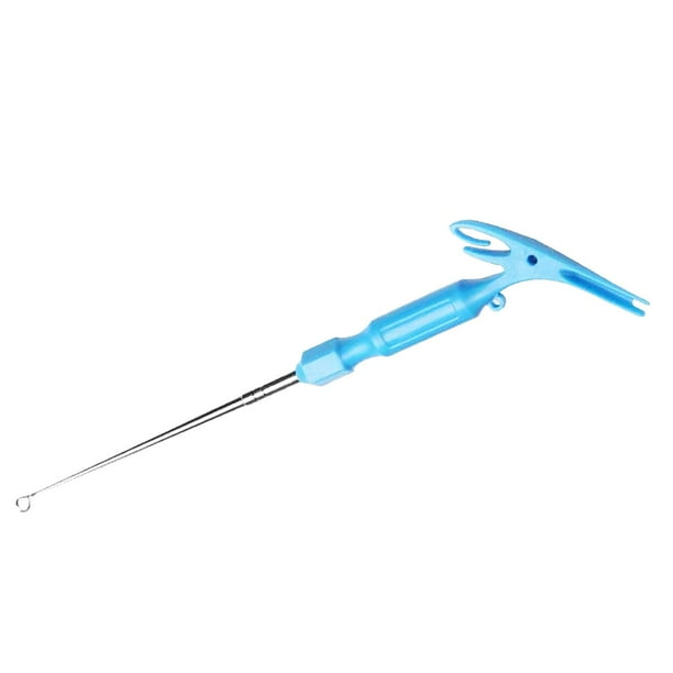 Extractor de anzuelos para pesca, herramienta de desconexión rápida de anzuelos Azul