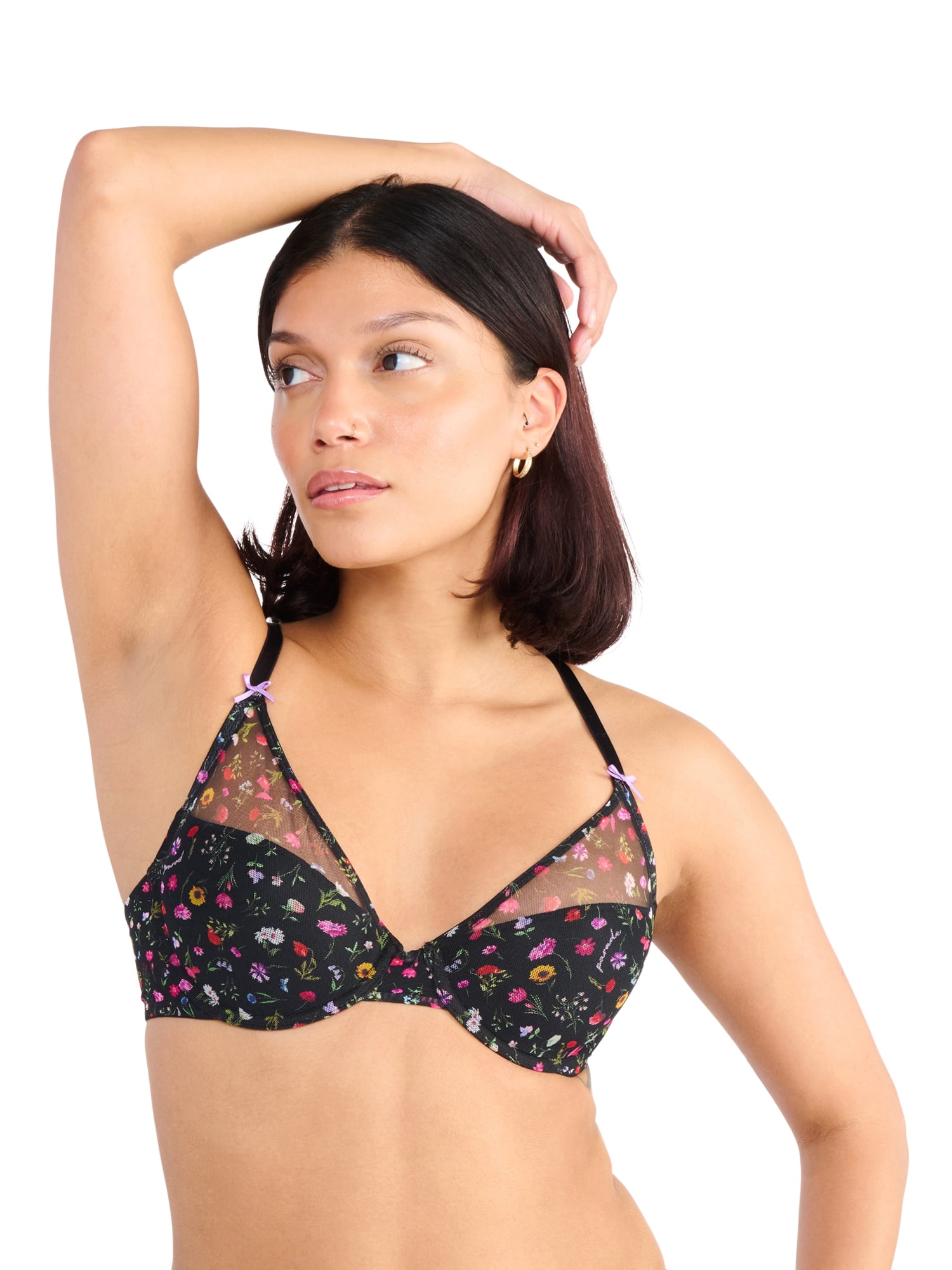 Parade Mesh Ruffle Demi Set, Sizes XS to 3XL