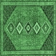 thumbnail image 1 of Ahgly Company Indoor Square Persian Emerald Green Traditional Area Rugs, 4' Square, 1 of 4