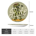 thumbnail image 2 of Balery Dinosaur Print Bone China Decorative Plate Ceramic Dinner Plates Art Crafts with Display Stand-6in, 2 of 6