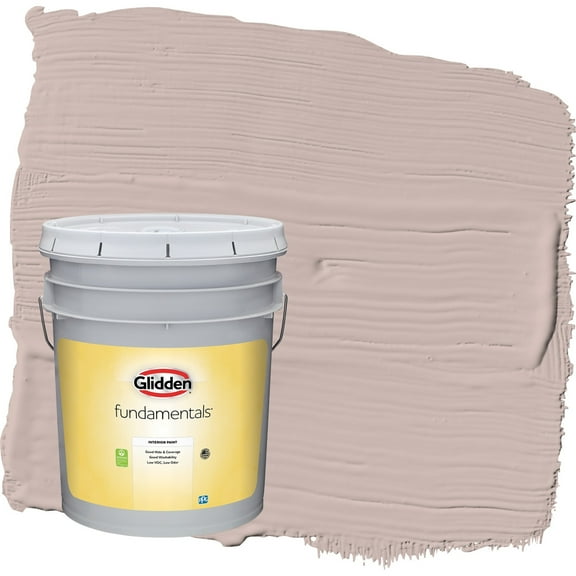 Glidden Fundamentals Subdued / Beige Eggshell Interior Paint, 5 Gallon