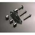 thumbnail image 3 of Kruzer Kustom Kaddy Cup Holder ChromeLeather Brake-Clutch Perch Mount Motorcycle, 3 of 3