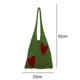 thumbnail image 2 of Hukapapa Bolso de punto, bolso de malla, bolso hueco, bolso de fresa, bolso de lana, bolso femenino, 2 of 5