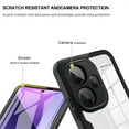 thumbnail image 5 of CCSamll for Xiaomi Redmi Note 13 Pro+ Plus 5G Clear Case with Screen Protector, Full Body Protective Soft TPU Rugged Bumper Slim Case Shockproof Phone Cover for Redmi Note 13 Pro Plus 5G QC Black, 5 of 8