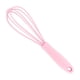 thumbnail image 4 of Batidor de huevos de acero inoxidable con mango suave Rosado, 4 of 8