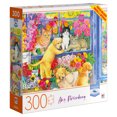 thumbnail image 2 of 300-Piece Blue Board Adult Jigsaw Puzzle, Posies and Pals, 2 of 5