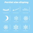 thumbnail image 6 of Twfbrm Christmas Stickers Snowflakes Window Clings for Glass Windows 9 Sheets Christmas Window Decals Snowflakes Christmas Decorations Christmas Window Stickers, 6 of 6