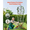 thumbnail image 6 of CAFORKP 2-Pack 87x20in Garden Trellis, Metal Rustproof Plant Support for Climbing Vines, 6 of 11
