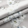 thumbnail image 4 of DriftAway Mackenzie Abstract Floral Pattern Window Treatment Valance Rod Pocket 14"L x 50"W Plus 2" Header Blue Gray, 4 of 7