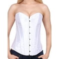 thumbnail image 4 of YouLoveIt Corsets for Women Waist Trainer Underbust Cincher Corset Busiter 12 Plastic Boned Corset Back Satin Lace up Corset with G-String Size S-6XL, 4 of 6