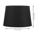 thumbnail image 3 of OULII 1Set Black Gold Cloth Lampshade for Small Table Lamp Shade 30x25cm, 3 of 8