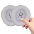 thumbnail image 5 of Yucurem Replacement Ear Pads Protein Leather Cover for Q45 Soundcore Life (White), 5 of 9