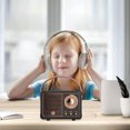 thumbnail image 4 of Peggybuy Retro Bluetooth-compatible Speaker Classical Subwoofer Music Player (Black), 4 of 9