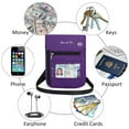 thumbnail image 6 of Egoelife Passport and Vaccine Card Holder Combo Travel Neck Pouch Wallet Passport Holder with RFID Blocking for Travels to Hold Cell Phone Cash and Travel Document for Women Men, 6 of 7