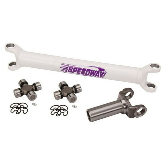 Speedway Motors Tribute-T Drivetrain Driveshaft Kit for C-4 Transmission with Quick Change Rear-End, Includes U-Joints, Driveshaft, and Transmission Yoke