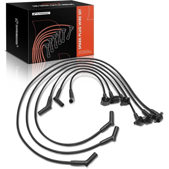 A-Premium Ignition Spark Plug Wires Set of 6 Compatible with Ford Mustang 1999-2000 V6 3.8L
