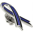 thumbnail image 4 of PinMart's Police Awareness Thin Blue Line Enamel Lapel Pin, 4 of 5