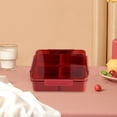 thumbnail image 3 of Outdoor Storage Box Plastic Divided Serving Tray with Lids Snack Fruit Trayfood Storage Lunch Storage Box Vegetarian Candy Snack Party Appetizers Tray Small Lunch Box,Lunch Box Containers, 3 of 6