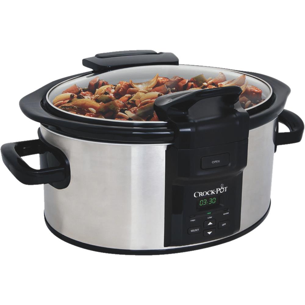 Jarden Consumer Solutions 6 Quart Hinged Lid CrockPot SCCPVC600LHS