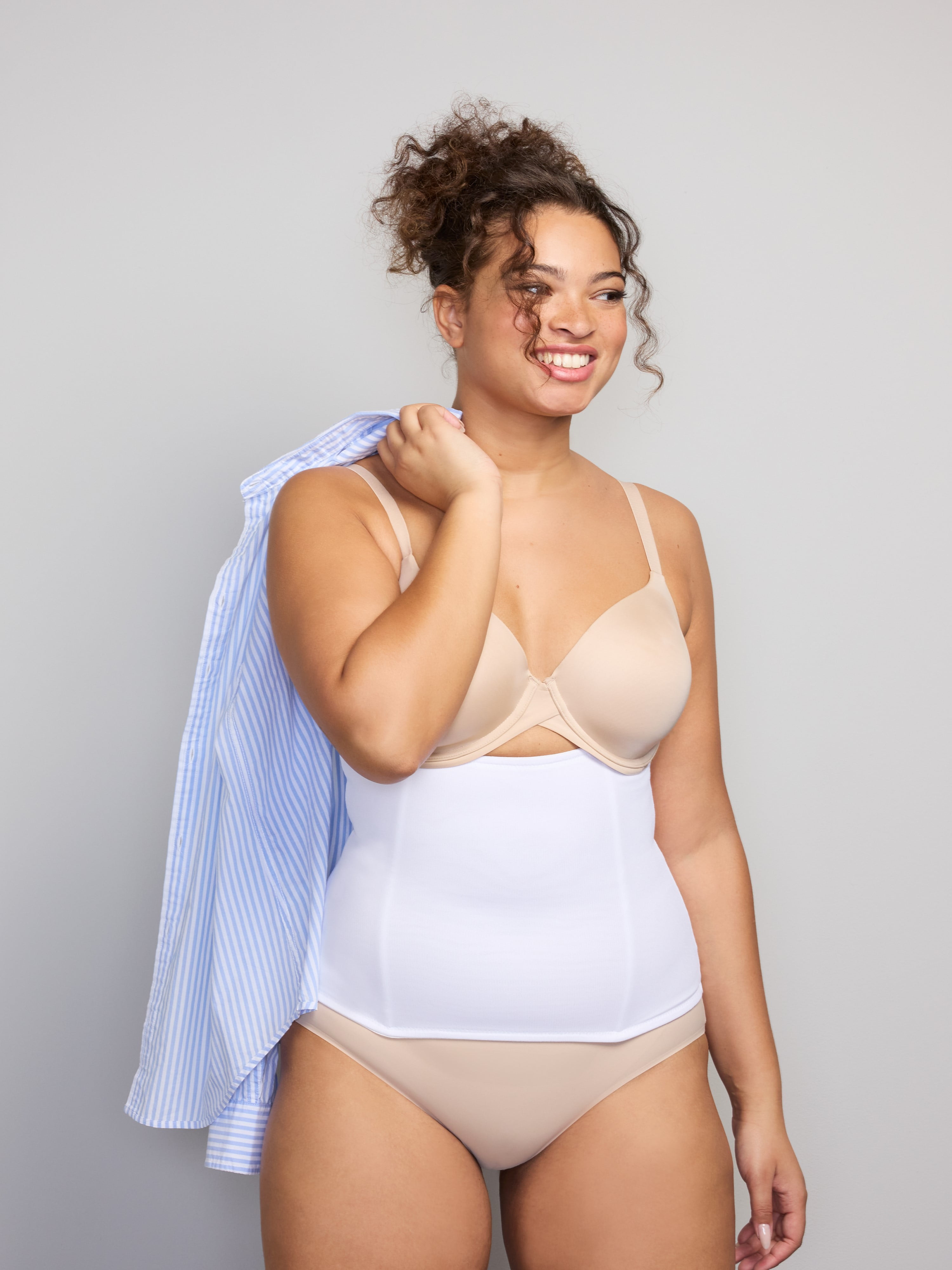 Cupid Women's Extra Firm Control Step-in Waist Shaper