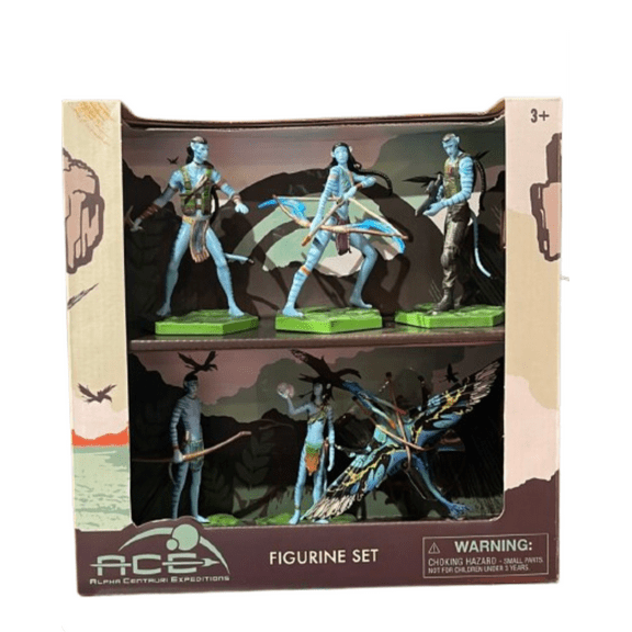 Disney Parks Pandora World of Avatar Na'vi Collectible Figurine Set 6 New w Box