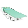 thumbnail image 5 of Ostrich Chaise Lounge Chair with Deluxe Padded 3N1 Reclining Chair, Teal, 5 of 12