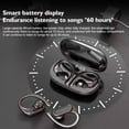 thumbnail image 5 of Kripyery 1 Set Wireless Earphones Bone Conduction Ear Hook Long Battery Life Noise Reduction HiFi Sound Bluetooth-compatible 5.3 Headphones for Business, 5 of 8