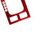 thumbnail image 4 of Red Carbon Fiber Interior Shifter Surround Cover Trim for Acura TL 2009-2014, 4 of 4