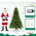 thumbnail image 3 of Barara King National Tree, Christmas Tree,Xmas Tree,6/7 FT Artificial Christmas Tree with Pine Cones and Adjustable Brightness-7 ft, 3 of 8